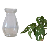Jacynth vase in molded glass, vintage