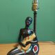 Vintage ceramic lamp 60's african