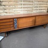 Vintage 1950/60 sideboard with ceramic