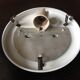 Plafonnier rond en verre pointes de diamants par RZB Leuchten / vintage années 60-70