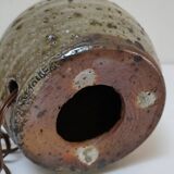 Pied lampe boule grès émaillé pyrité Gustave Tiffoche
