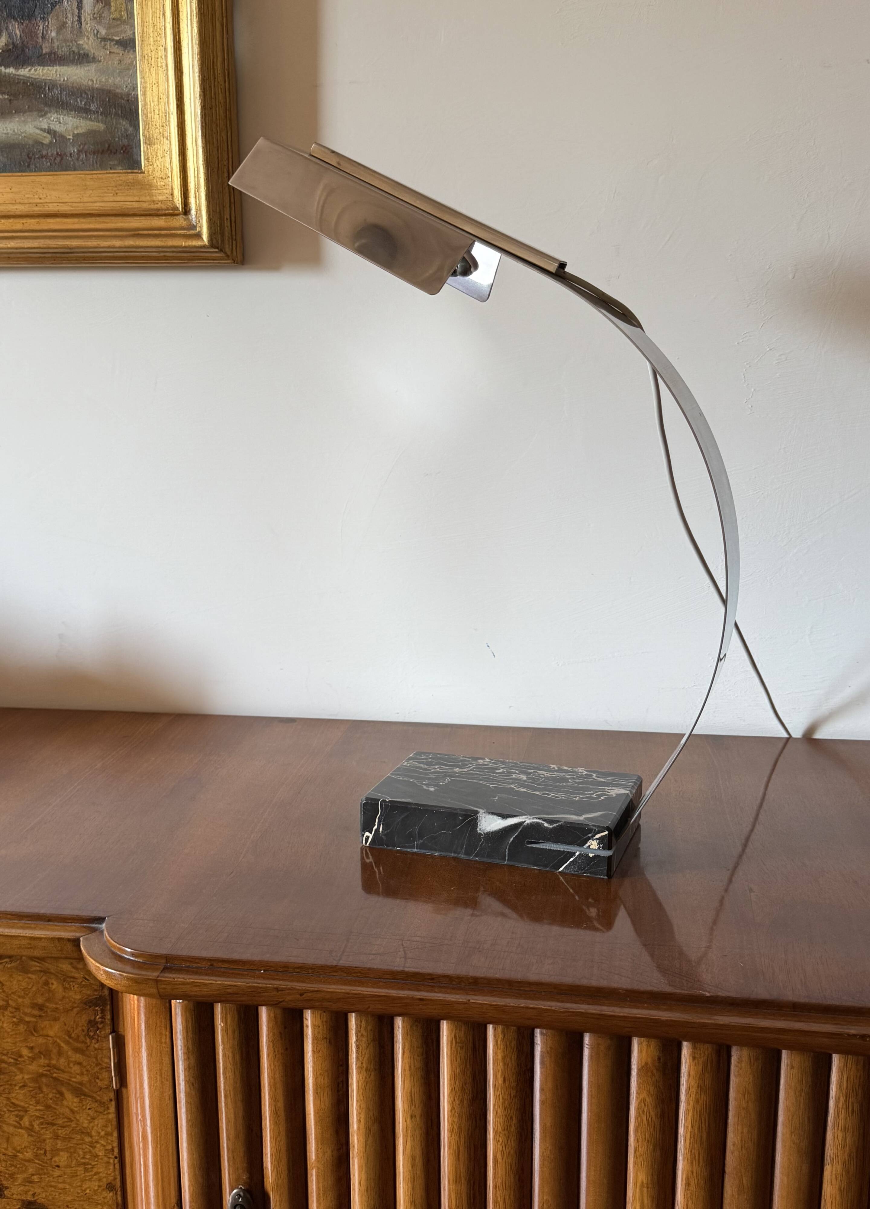 Modern desk lamp, attr. to Tronconi Italy 1980s