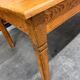 Table à manger vintage en bois massif / table de ferme
