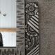 Miroir art déco bois argenté