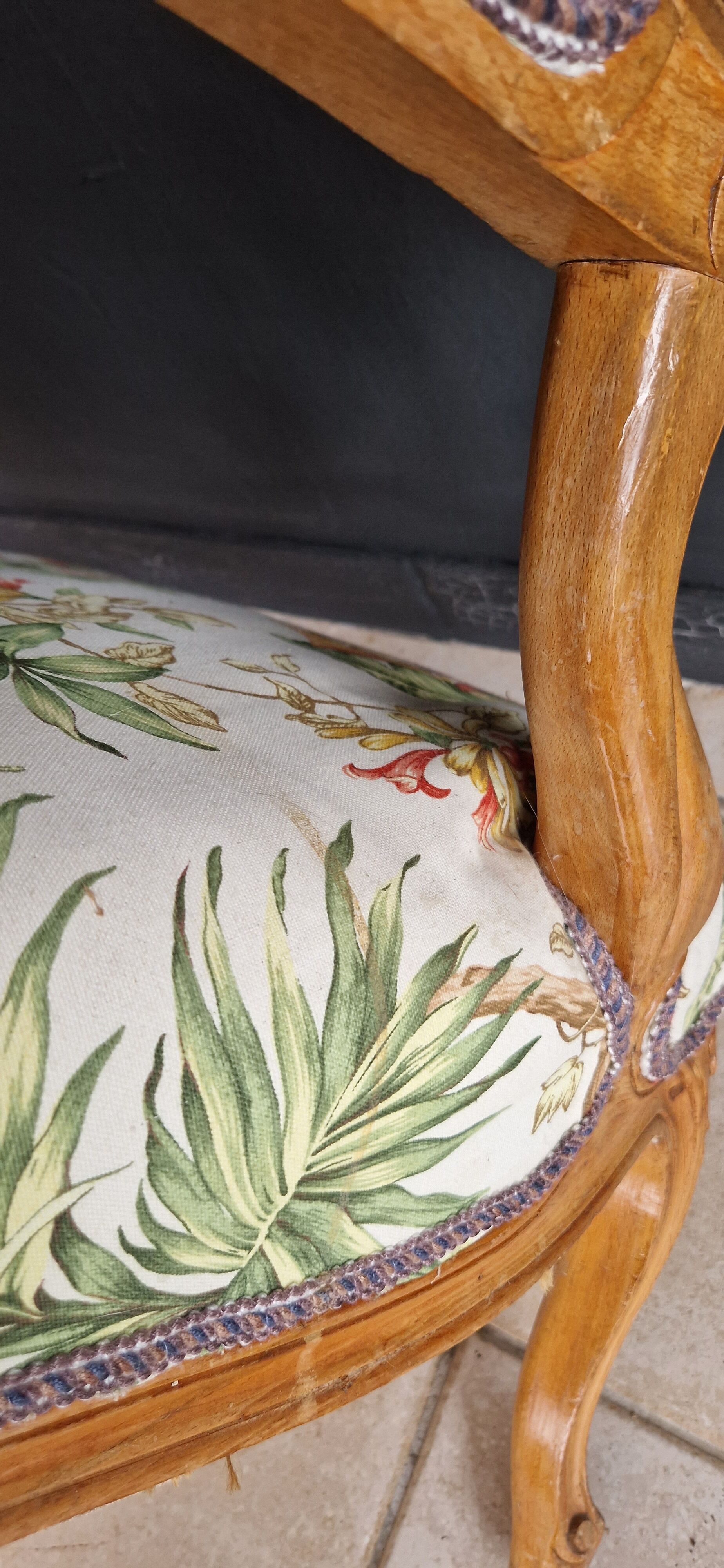 Pair antique armchairs