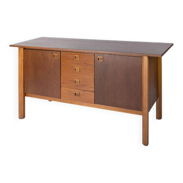 Commode en bois de style scandinave des années 1960