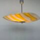 Mid-century design glass pendant by Napako, Czechoslovakia, 1970s.