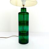 Scandinavian lamp in green incalmo glass Hadeland Glassverk - Høvik Verk 1960