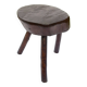 Tabouret brutaliste H 39 cm