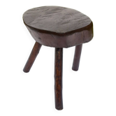 Tabouret brutaliste H 39 cm