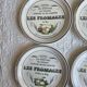 Set of 12 Gien plates "The Adventures of the Farmer" – Cheeses & farm