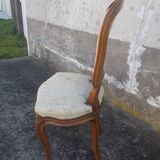 chaise chauffeuse capitonée style louis XV