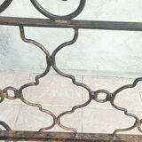 Lit style Louis XV en fer forgé