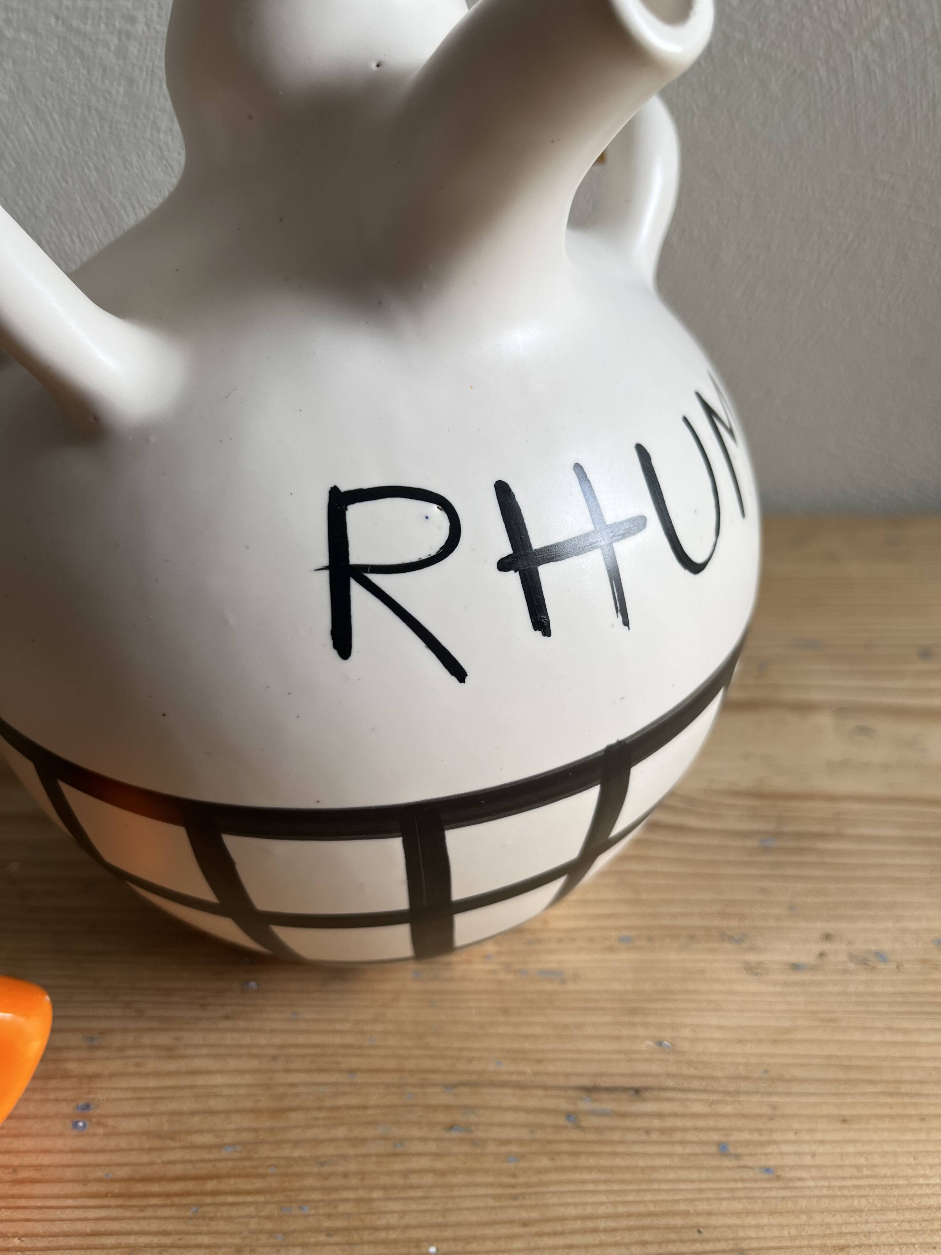 Lili Voltz Vintage Ceramic Rum Bottle