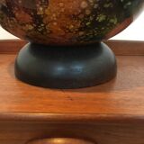 Lampe en verre multicolore