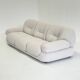 Sapporo three-seater sofa by Mario Marenco for Mobil Girgi in cream