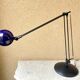 Large desk lamp manade France design Philippe Stephant vintage 90