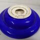 Vintage enamelled longwy blue and gold pocket cup