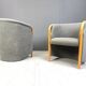 Pair of italian armchairs, 1980s