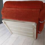 70s corduroy space age armchair