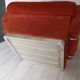 70s corduroy space age armchair