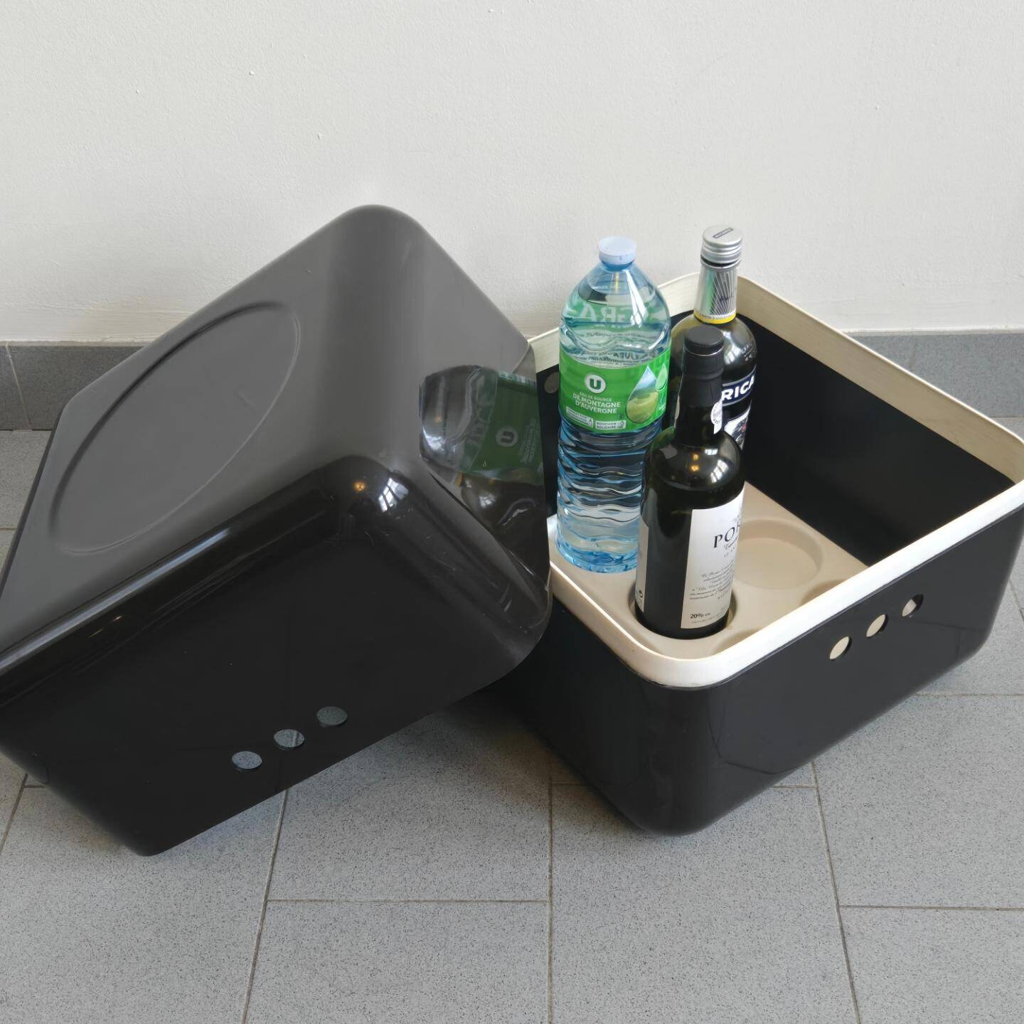 VINTAGE 1970 CUBE BAR BY JEAN GARCON FOR FORMAG 70S SPACE AGE PLASTIC NO