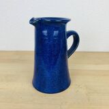 Blue Alsace stoneware pitcher, ceramic