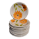 12 assiettes "Primula" Italy vintage