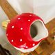 Vintage mushroom barbotine carafe
