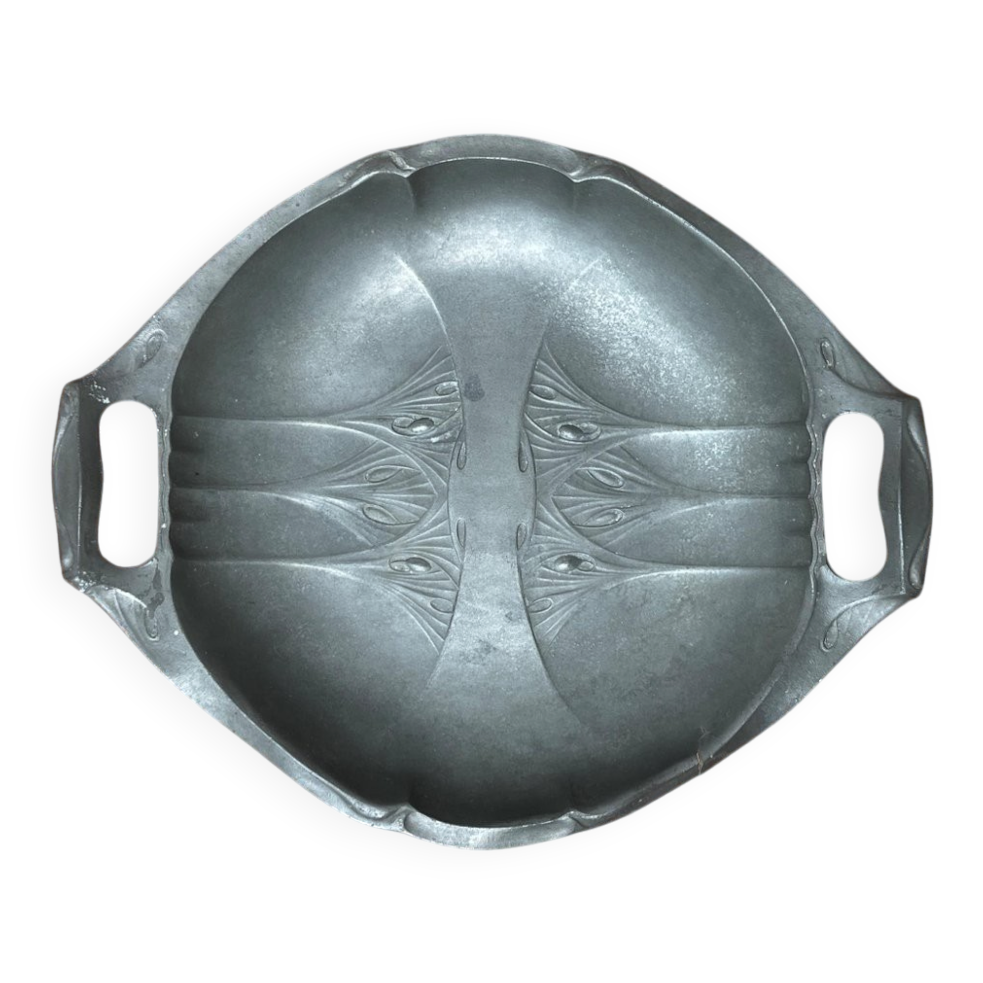 Art Deco Bowl in Tin 4913 by Kayser Zinn