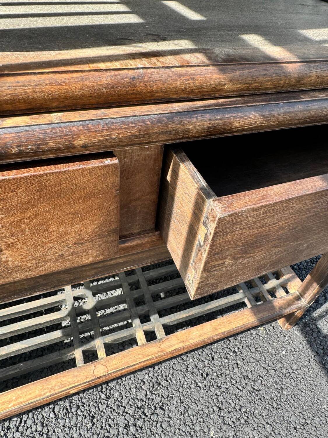 Chinese scholar's furniture circa 1900 in exotic wood