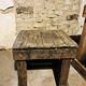 Lot de 2 tables basses rustic années 30