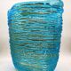 Mid-century stunning vase in hand-worked Murano glass by Sergio Costantini with the rare original certificate. Made in Murano, Italy.