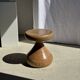 Pawn Natural - Stool, side table, end table in solid mango wood