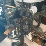 Stained glass lamp floral