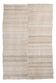 5x8 Beige & Cream Striped Kilim Rug, 160x234Cm