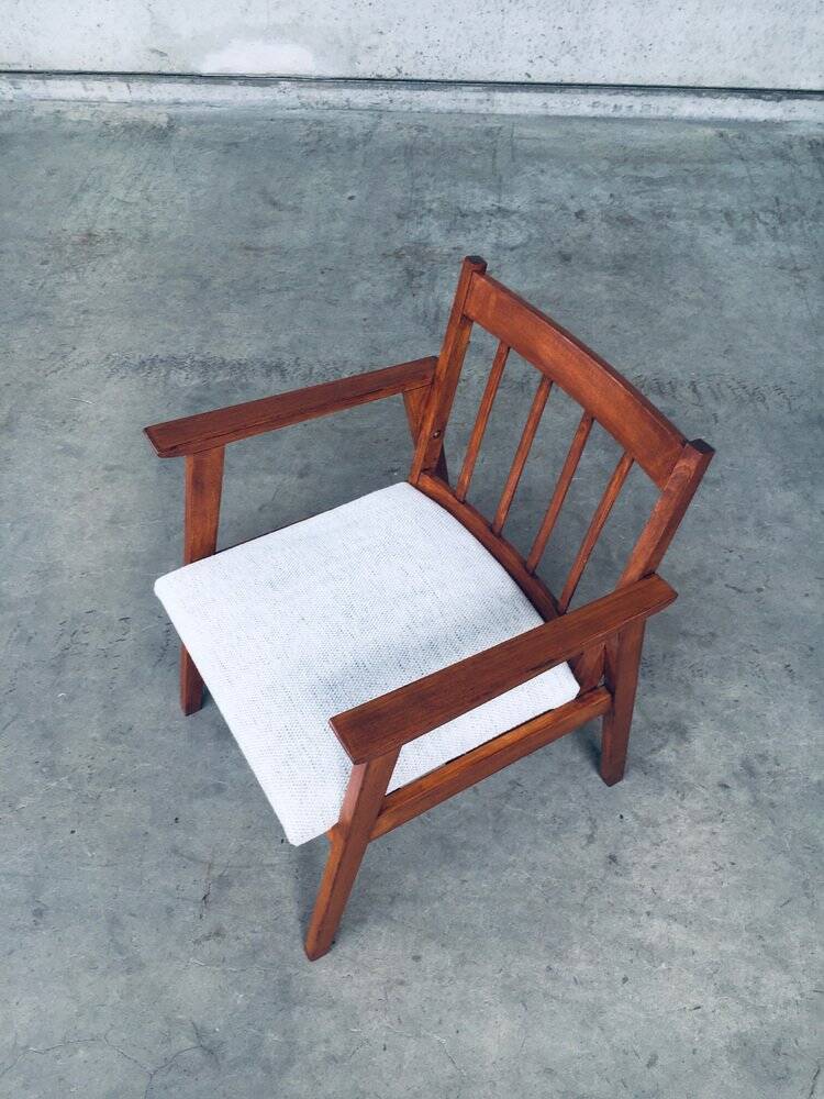 Mid-Century Modern Dutch Armchair Set, Netherlands, 1950s, Set of 3