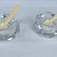 Paire de salerons en cristal Baccarat