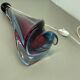 Large 41cm sommerso murano glass flavio poli attr. table light, italy, 1960s