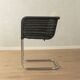 D44 cantilever chair by Tecta, 1980s, black mesh, chrome frame