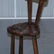 French nursing chair hand-carved in chestnut around 1760
