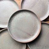 Set of 12 large and 11 small sandstone plates