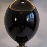 Very beautiful large 1970's egg lamp Le Dauphin in Murano glass and brass