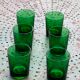 Set of 6 whisky glasses in vintage