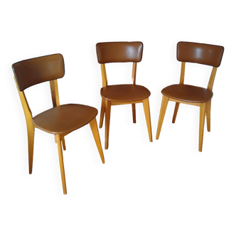 3 chaises vintage des années 50