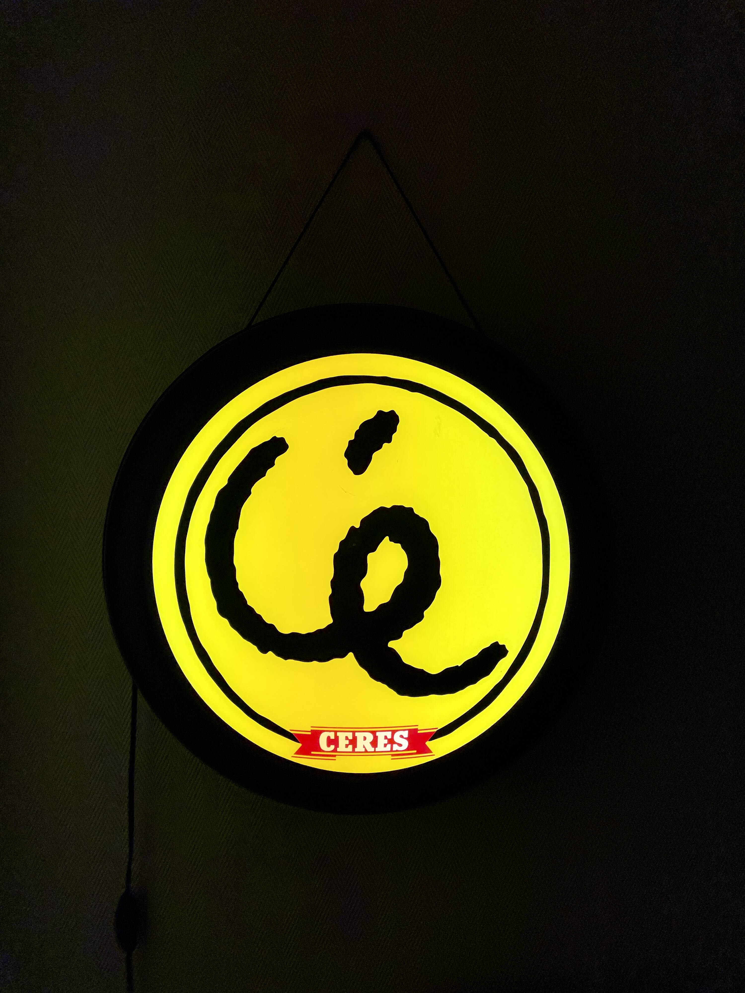 Ceres illuminated advertising sign