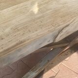 Table basse en bois et métal