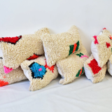 Colorful Moroccan carpet pillow 53x26cm