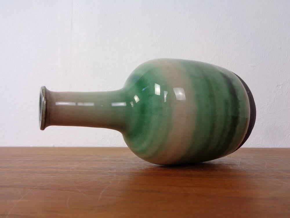 Small Danish ceramic vase from Hyllested, 1960s