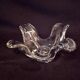 Crystal candlestick from Bayel, flower petal shape A559